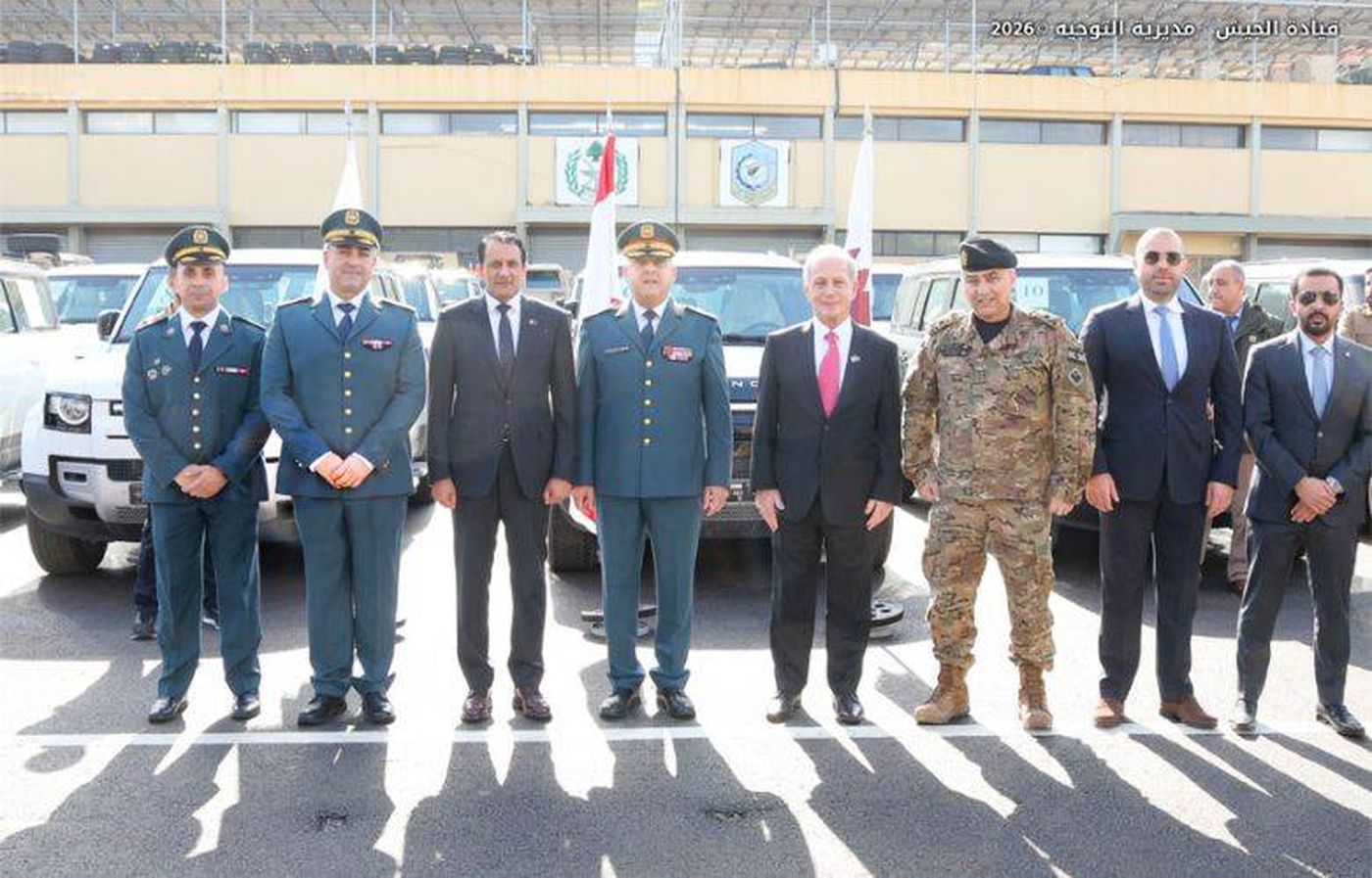 الجيش يتسلّم الدفعة الأولى من الهبة القطرية لدعم جهوده الأمنية