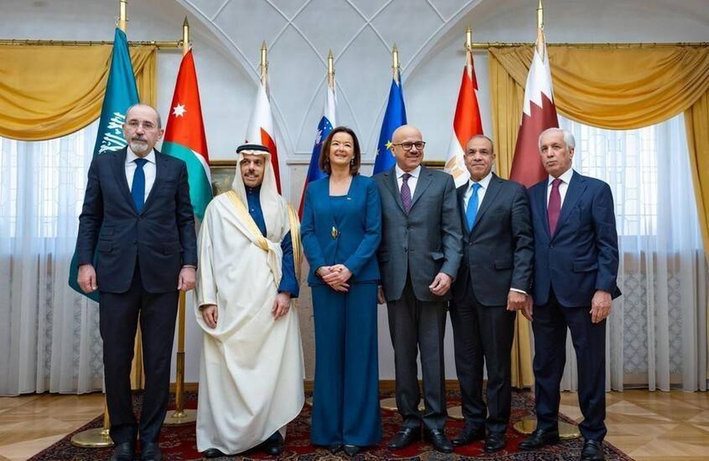 مباحثات عربية – سلوفينية في ليوبليانا حول غزة والضفة الغربية