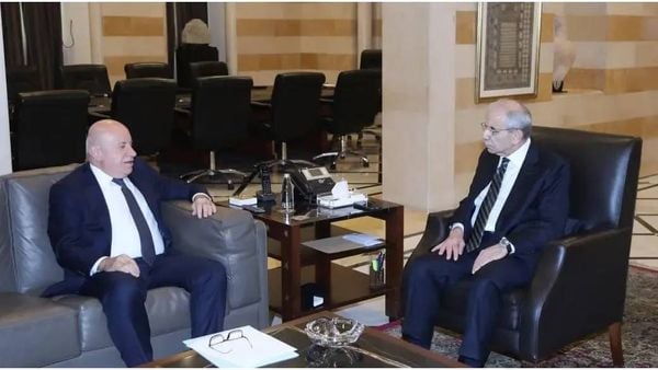 سلام يستقبل حيدر ويبحث معه أوضاع مجلس الجنوب