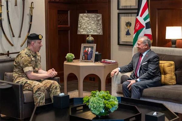 قائد الجيش من الأردن.. دعم ملكي للبنان ومؤتمر باريس لتعزيز قدرات الجيش