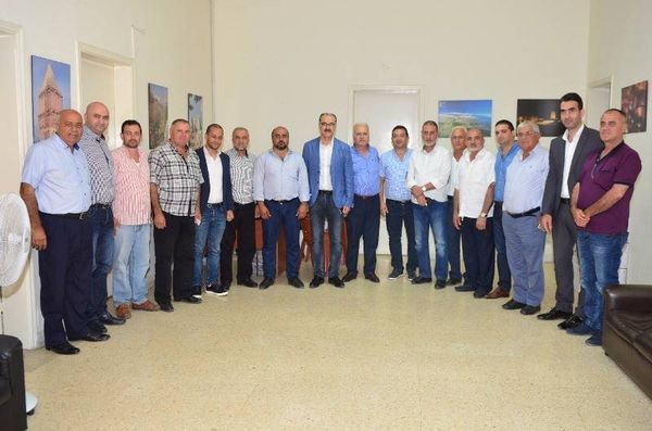 عبدالله عرض مع حمية اوضاع بلدة برجا وحاجاتها