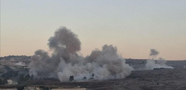 تفجير ضخم في ميس الجبل