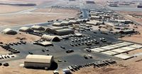 استهداف محيط قاعدة بلد الجوية في العراق بثمانية صواريخ