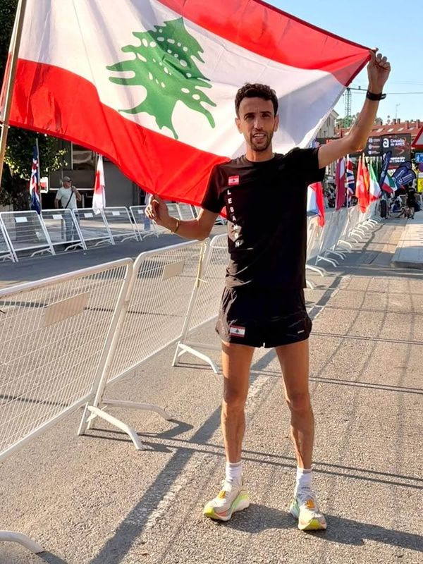 رقم قياسي لبناني جديد للعداء يوسف عساكر في بطولة العالم لسباق الـ100 كلم بإسبانيا