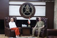 الاوضاع العامة محور لقاء قائد الجيش مع بلاسخارت