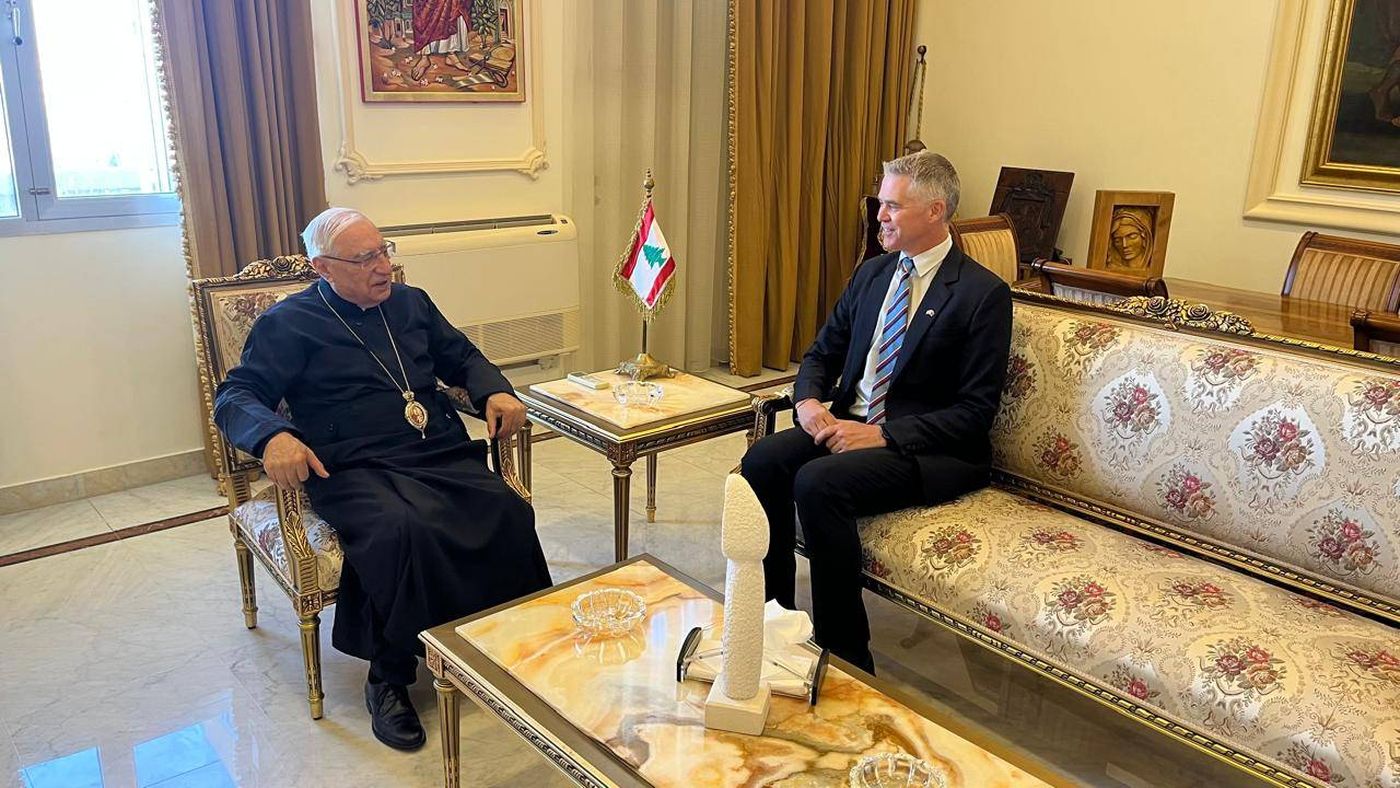 البطريرك العبسي يستقبل السفير الأسترالي