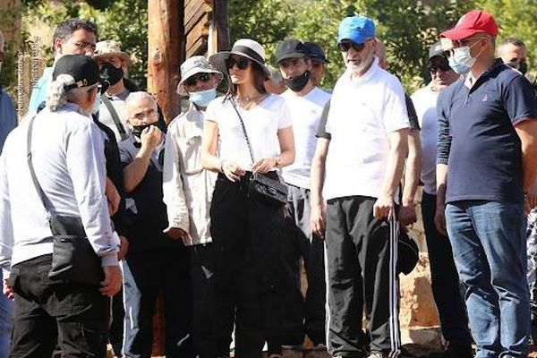 رئيس القوات والنائبة جعجع تفقدا الأشغال في مستشفى بشري