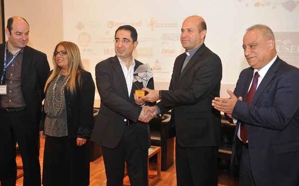 الحاج حسن وبو صعب افتتحا مُؤتمر العلاقة بين الشركات والمؤسّسات الجامعيّة
