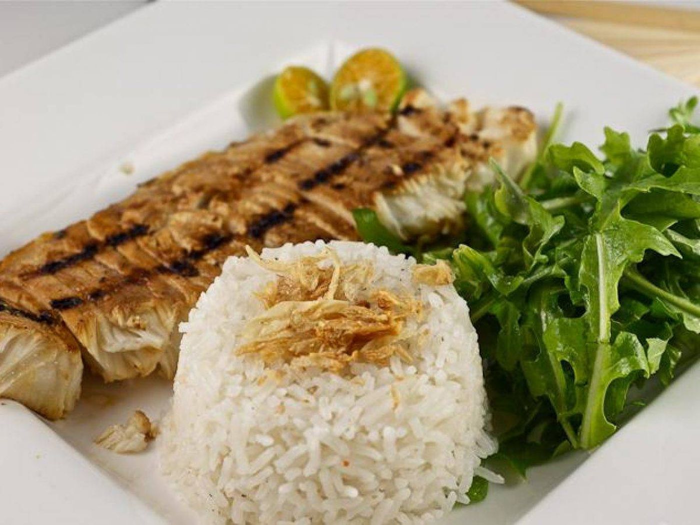 رز مبهر مع السمك