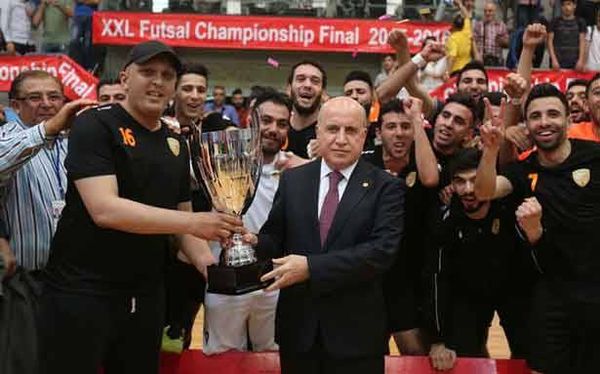 الميادين بطلاً للبنان في كرة الصالات