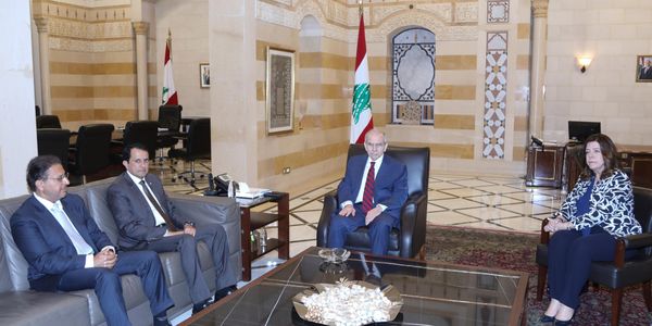 سلام يبحث مع وفد المجلس الأولمبي الآسيوي أوضاع اللجنة الأولمبية اللبنانية