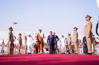 أمير قطر يصل الى العراق في زيارة رسمية