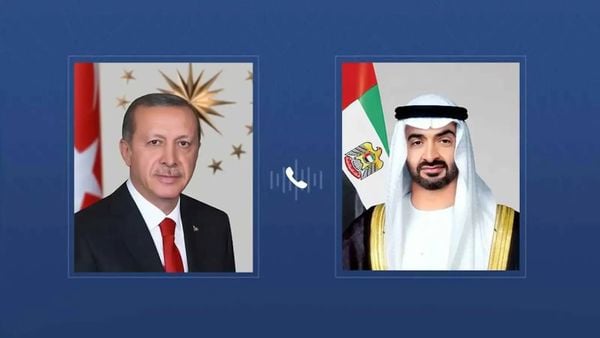 أمن المنطقة والعلاقات الثنائية بين أردوغان وبن زايد