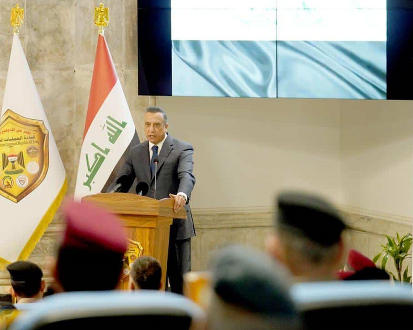 الكاظمي يدعو القوات العراقية الى الإبتعاد عن الطائفية والمناطقية
