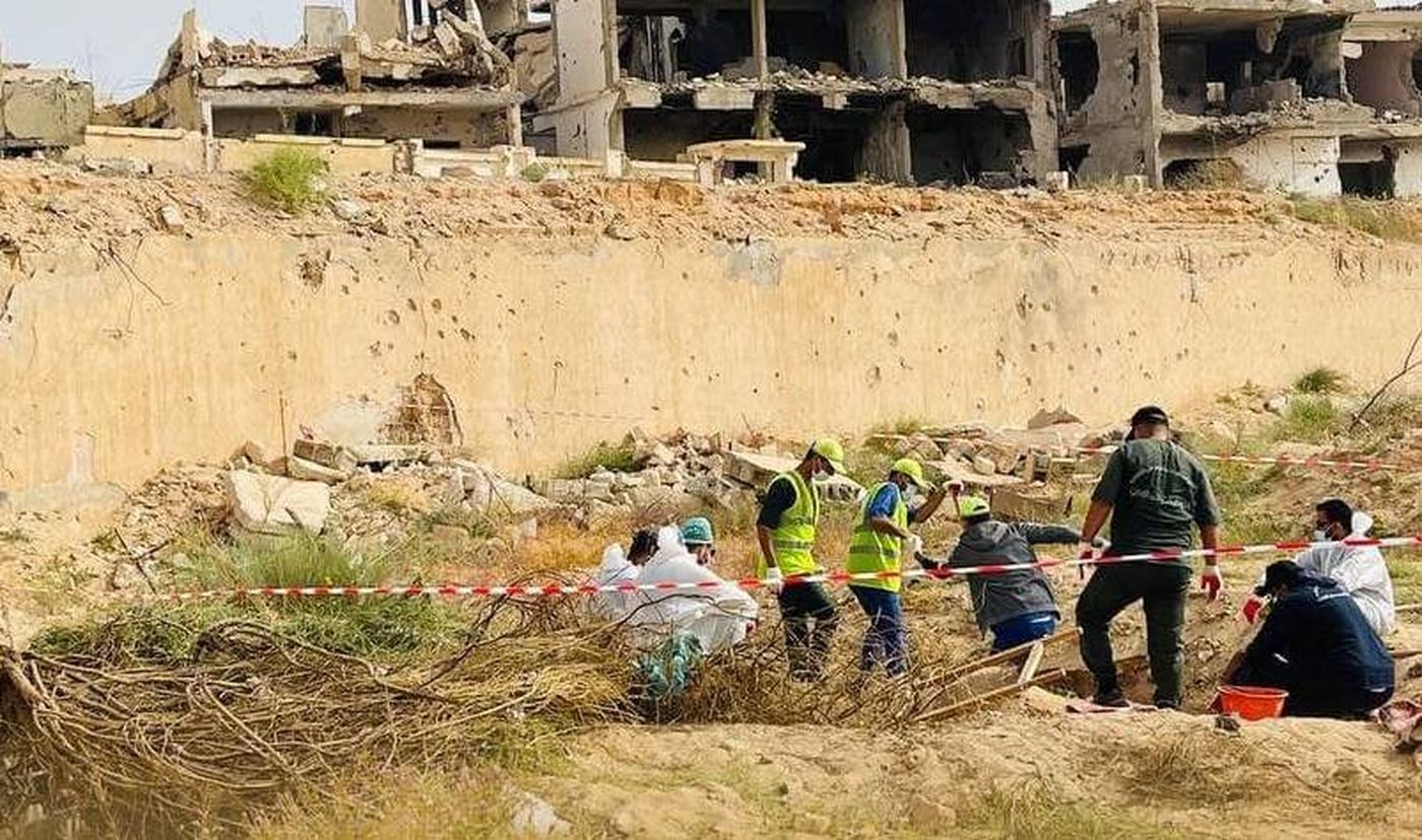 العثور على مقبرة جماعية في سرت