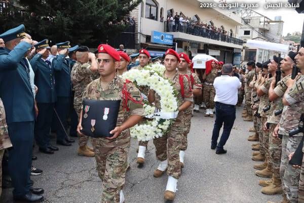 تشييع العسكريَّين اللذين استشهدا
جراء انفجار مسيّرة إسرائليية في الناقورة
