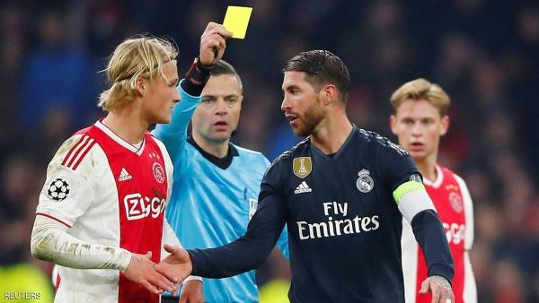 اليويفا يعلن العقوبة.. راموس يدفع ثمن الإنذار المتعمد غاليا