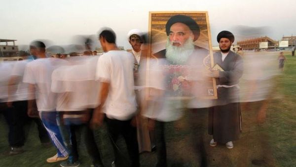 لم يصدر أي موقف من السيستاني بخصوص التوتر الأمريكي الإيراني