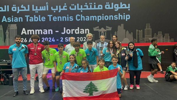 طاولة: غلّة وفيرة للبنان في بطولة غرب آسيا
8 ميداليات ملوّنة منها ذهبية وفضية