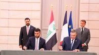 قمة ماكرون والزيدي.. 6 مذكرات تفاهم لتعزيز الشراكة العراقية ـ الفرنسية