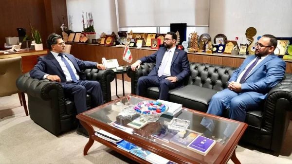 بحث في تفعيل التعاون الإعلامي بين لبنان وسوريا خلال لقاء مرقص والهزاع