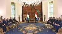 السيسي وعباس يبحثان تطورات غزة... ومصر تجدّد رفضها تهجير الفلسطينيين