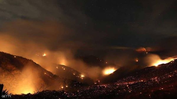 اندلاع 39 حريقاً في أنحاء الولايات المتحدة وكاليفورنيا الأسوأ