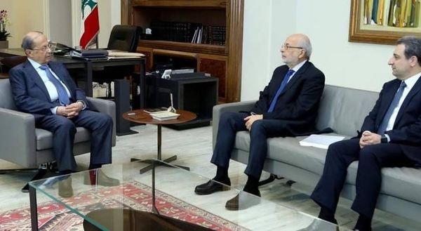 الرئيس عون استقبل وزير التربية أكرم شهيب ووزير الصناعة وائل أبو فاعور