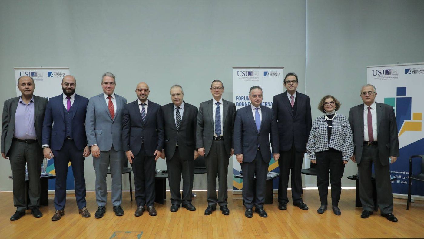 انطلاق فعاليات مؤتمر "الانتخابات معبر إلى التغيير والحكم الرشيد" في الجامعة اليسوعية