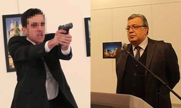 اغتيال السفير الروسي في انقرة بيد شرطي مكافحة شغب