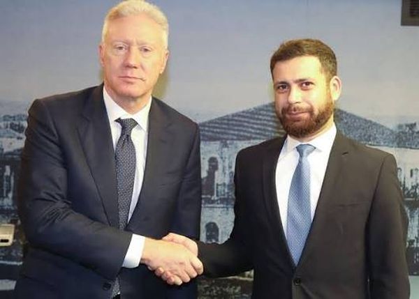رجي يستقبل نائب وزير خارجية أرمينيا