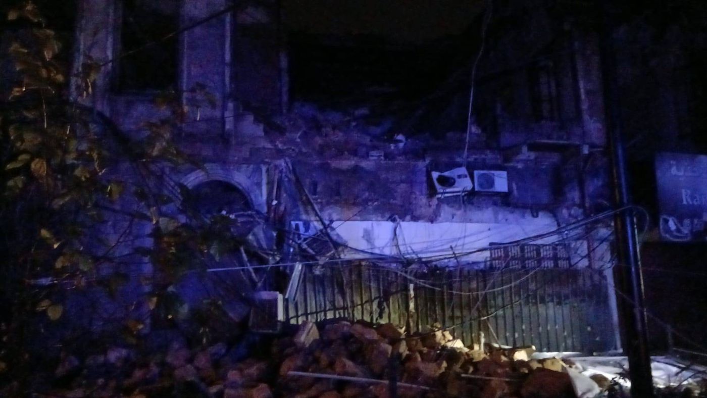 تحرّك لوزارة الثقافة بعد انهيار جزئي لمبنى تراثي في طرابلس