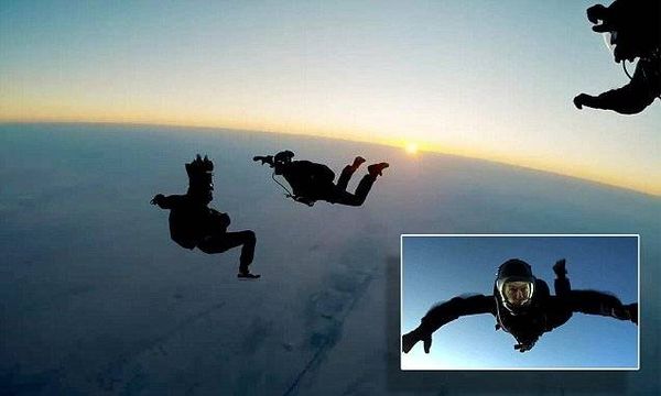 Tom Cruise shares behind-the-scenes footage from his actual HALO jump