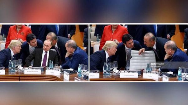 من أجلس بوتين رغما عنه بين أردوغان وترامب.. إليك الحقيقة؟