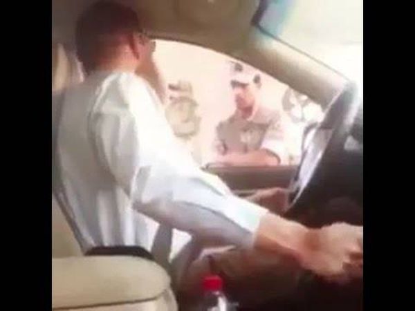 فيديو-  أوروبي يسخر من رجل أمن سعودي.. ماذا حل به؟
