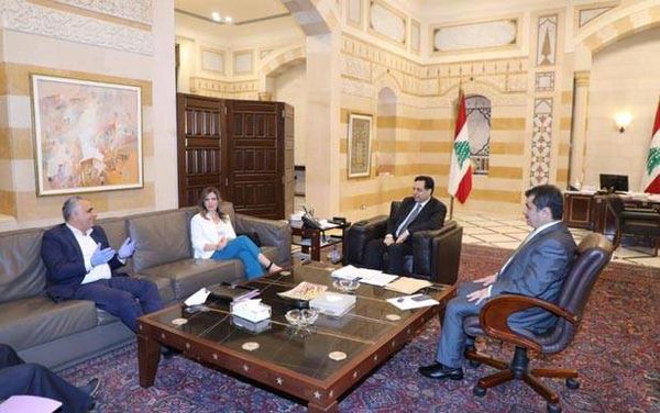 ديــــاب بحـــــث مع وفد مــن الضمان ديـــــــون الــدولـة للصـندوق وضرورة تطويـــر عمل الضمان