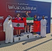 منصات تتويج لبطلة الترياتلون ميا صهيون (15 سنة)
خلال أسبوع واحد في ثلاث دول