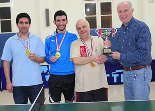 كرة طاولة : نادي الشباب بطل بيروت