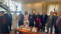 الراعي زار كنيسة سيدة الفرح بدعوة من صيقلي