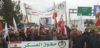 العسكريون المتقاعدون: أي تأخير في دفع المستحقات وفق قانون الموازنة العامة لعام ٢٠٢٢ سيجعل الشارع الملاذ