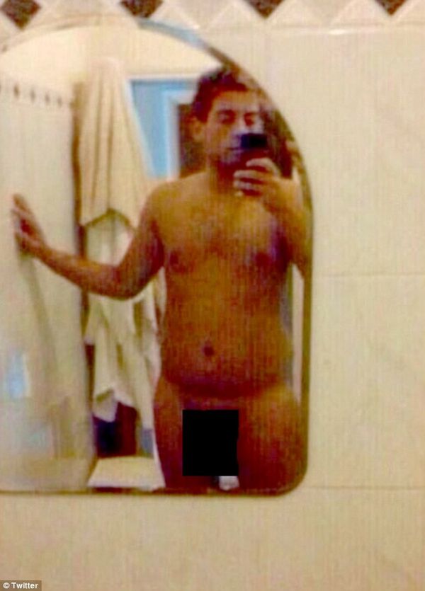 بالصورة: فضيحة من العيار الثقيل تهز وسط النجوم: حبيبة جايمس آرغنت تنشر صورته عارياً!