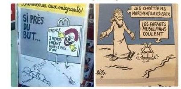 غضب بسبب صورة "شارلي ايبدو" للطفل السوري الغريق، واشتباكات الأقصى