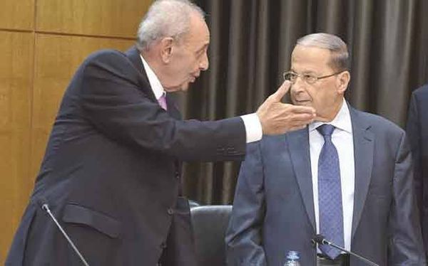 بري وعون خطان متوازيان لا يلتقيان حتى «وان شاء حزب الله»