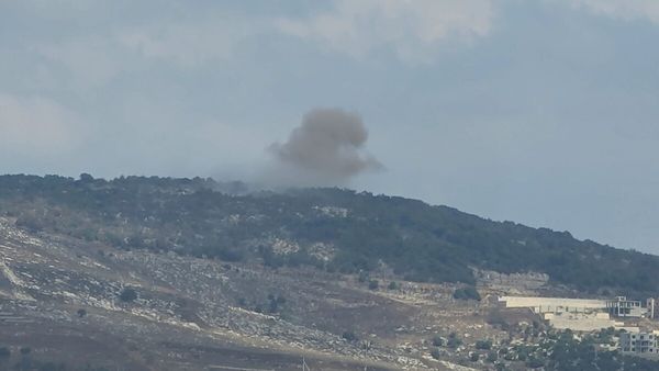 انفجار محلقة إسرائيلية مفخخة ثانية عند اطراف بلدة حاريص لجهة بلدة حداثا