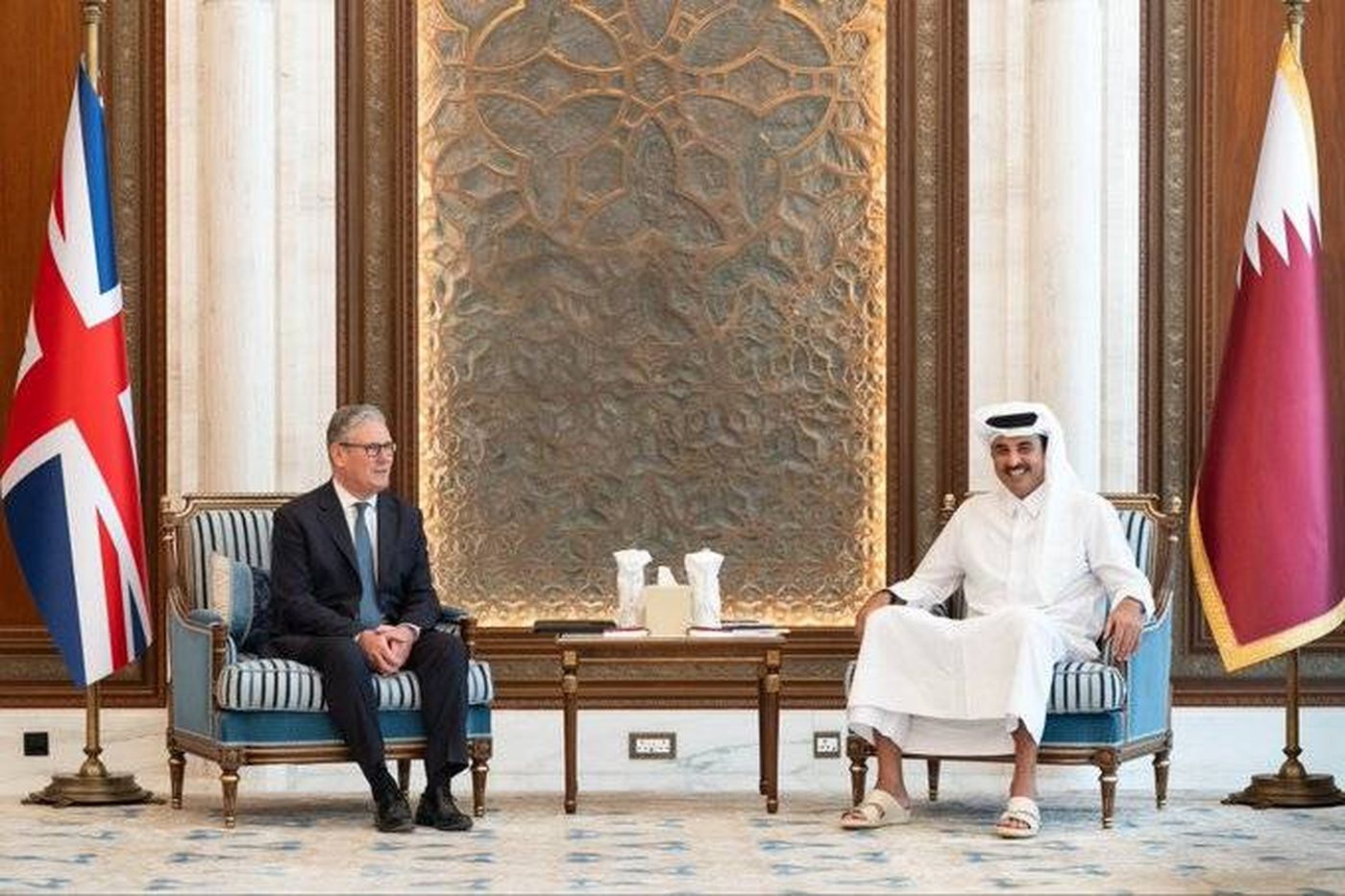 ترحيب قطري بريطاني بإعلان وقف إطلاق النار بين أميركا وإيران