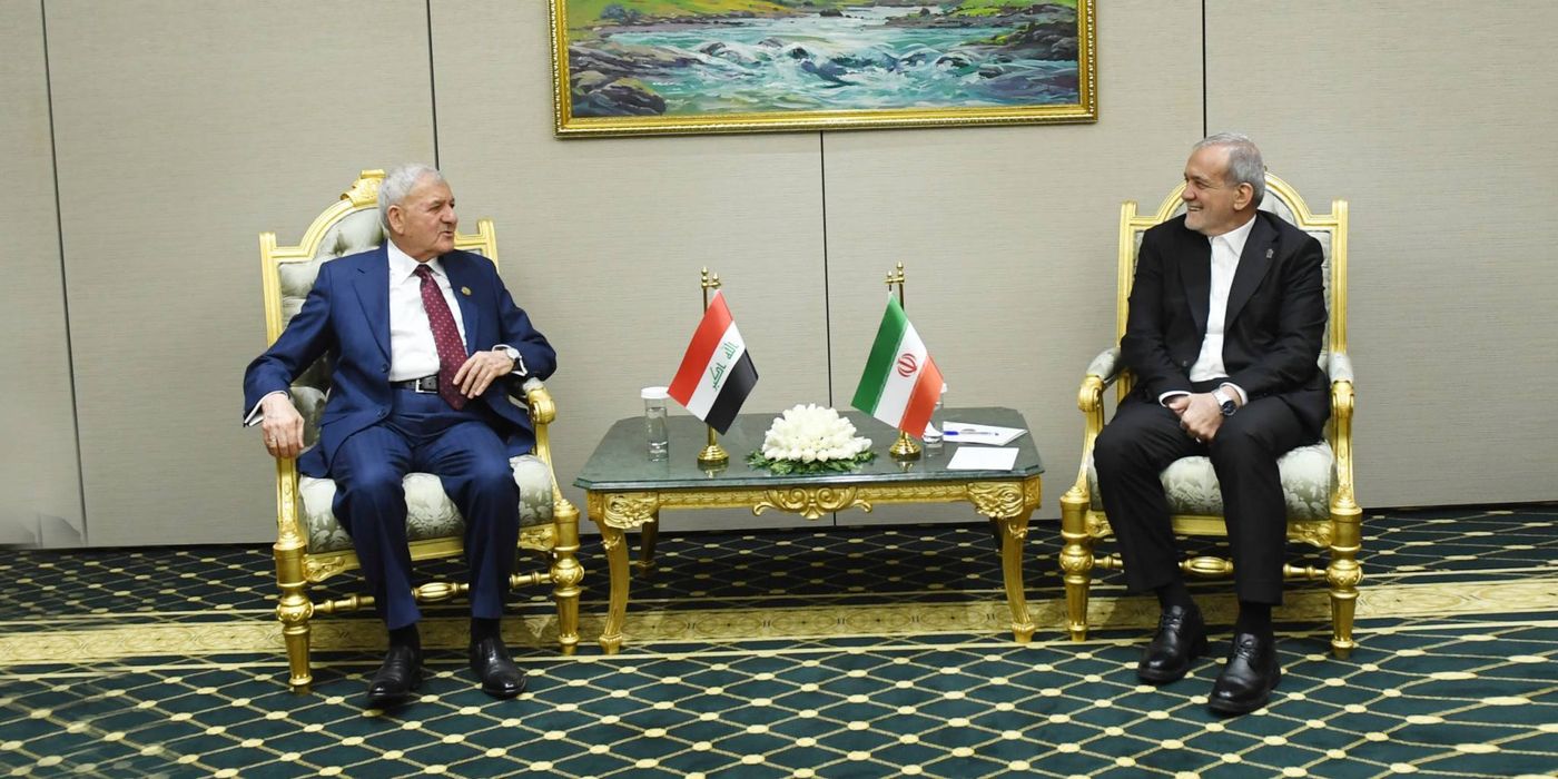 الرئيس العراقي لبزشكيان: نرفض التصعيد ونتمسك بسيادة البلاد