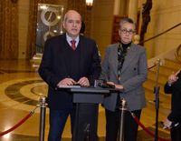 بالفيديو - ماذا قال النائبان خلف وصليبا بعد أول ليلة من اعتصامهما داخل مقر المجلس؟