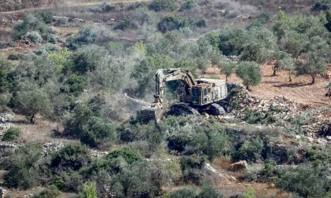 الاحتلال يجرف 31 دونمًا ويقتلع 400 شجرة زيتون شمال غرب رام الله