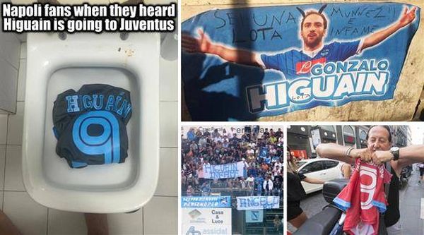 جماهير نابولي غاضبة من هيغواين.. «الخائن»