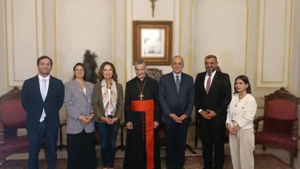 الراعي استقبل لحود ووزير السياحة الأردني وثمّن مبادرة الملك عبدالله